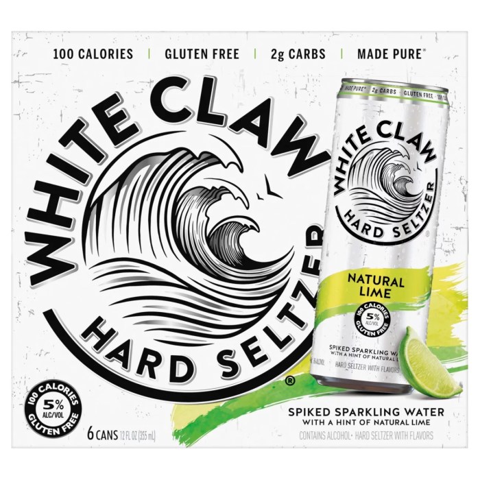 White claw nutrition facts